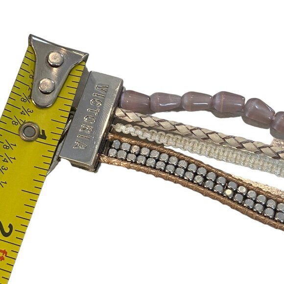 Victoria Emerson multistrand bracelet Pink Lilac - Picture 4 of 9